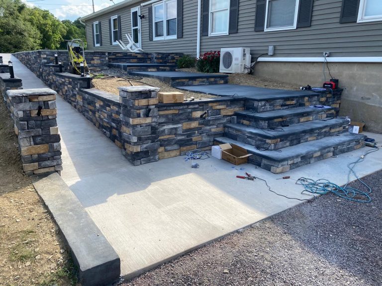 Concrete Porch Stairs & Sidewalk Resurfacing